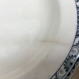 6 assiettes à soupe robert salins a&c terre de fer