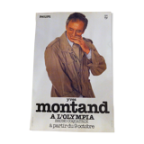 Poster Yves Montand concert at the Olympia 1981