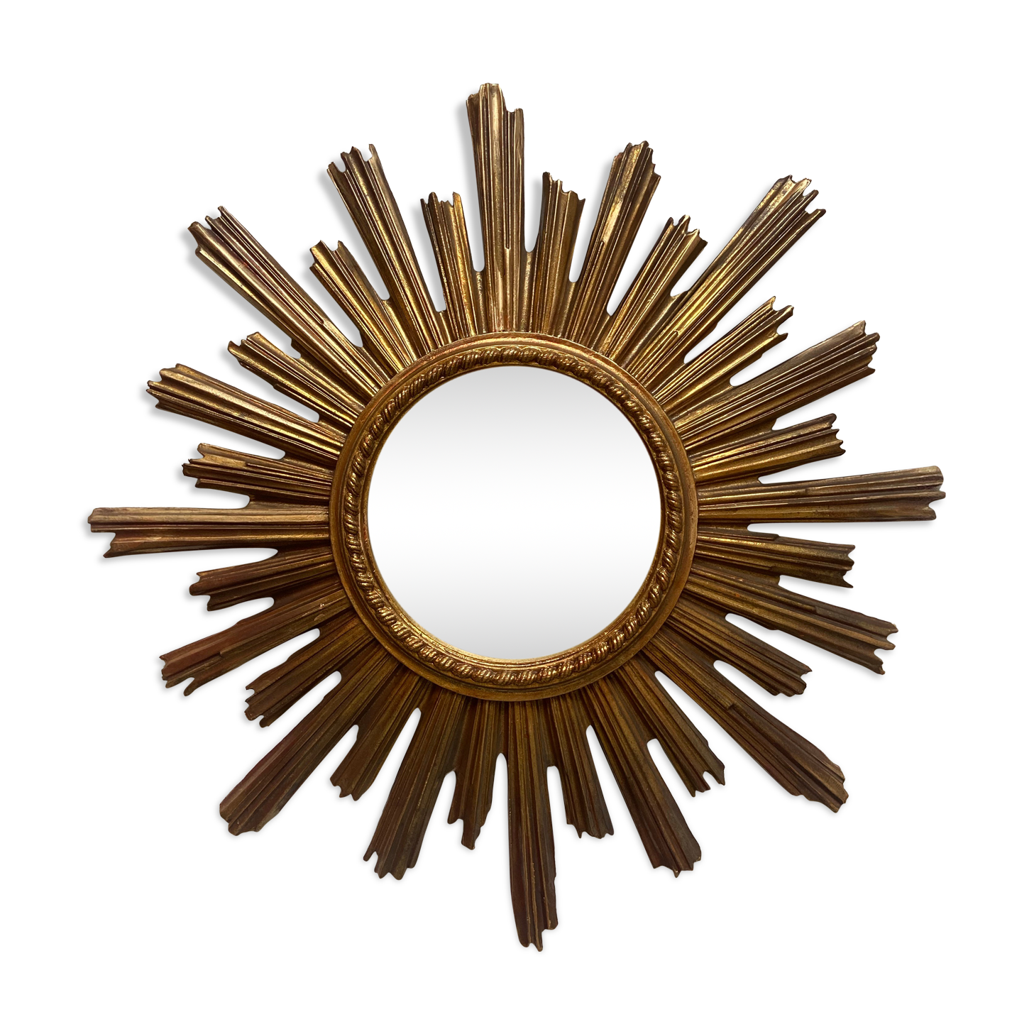 Golden sun mirror