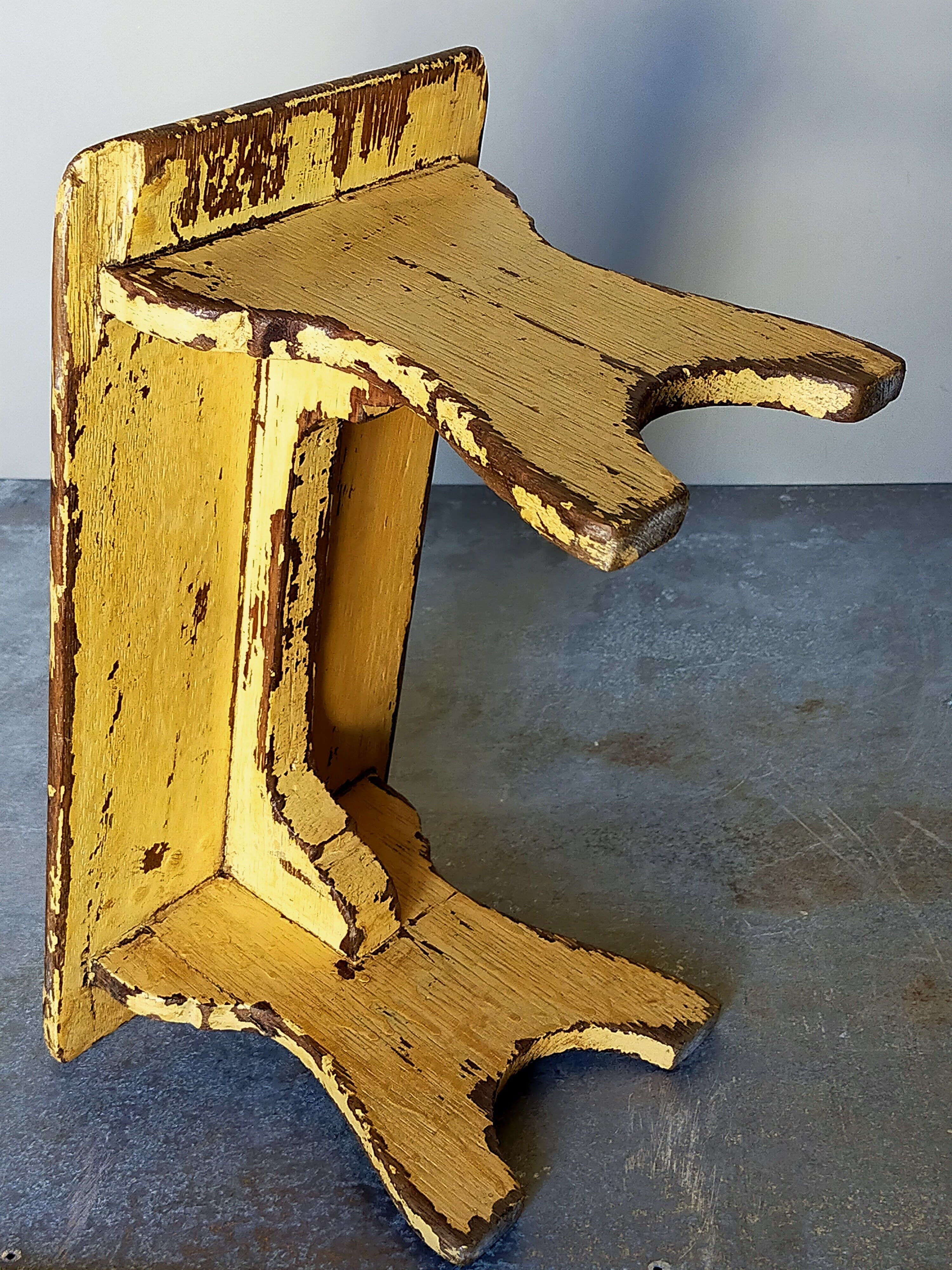 19th-century foot restings with old patina