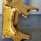 19th-century foot restings with old patina