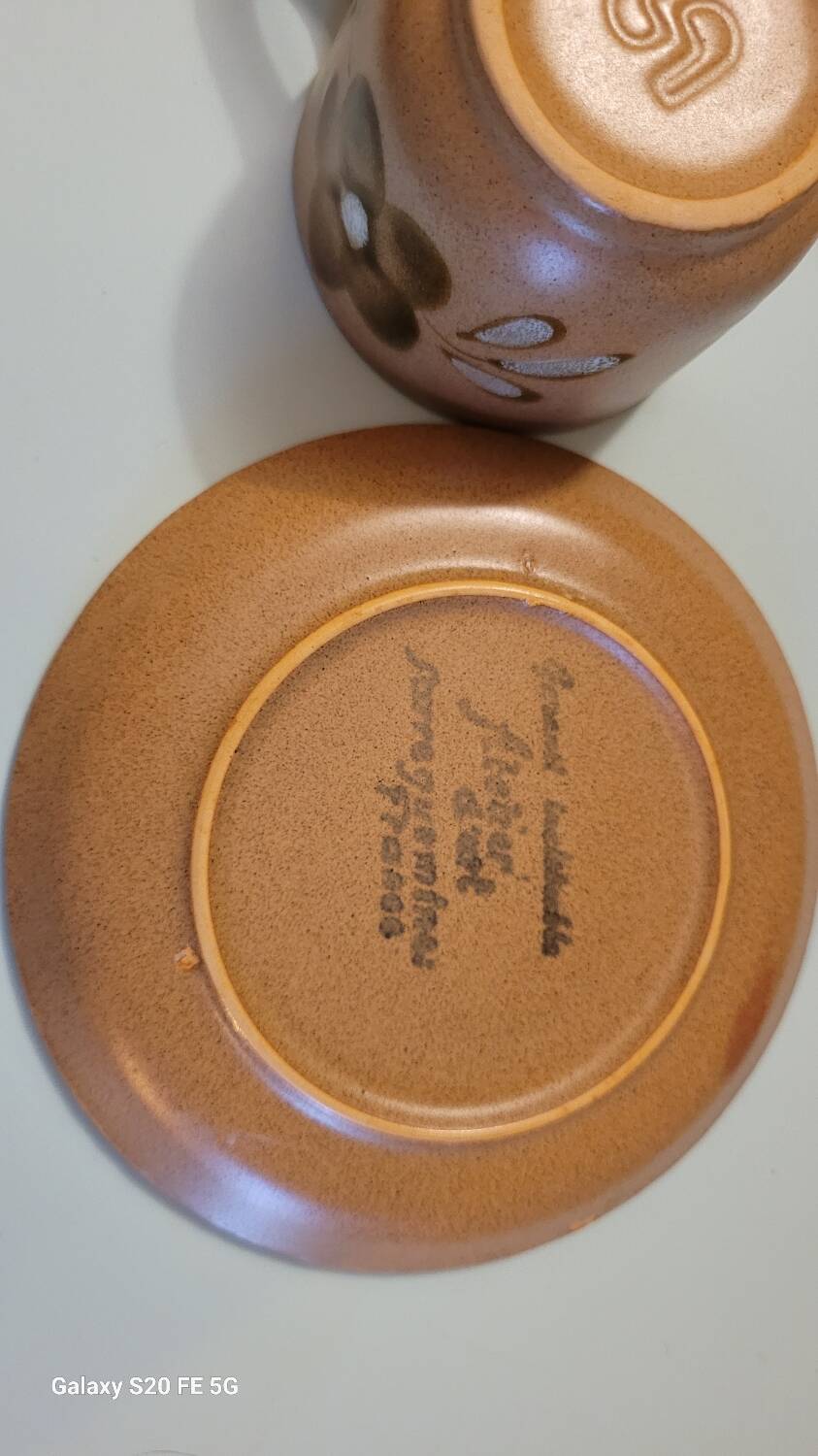 Sarreguemines 70's cups