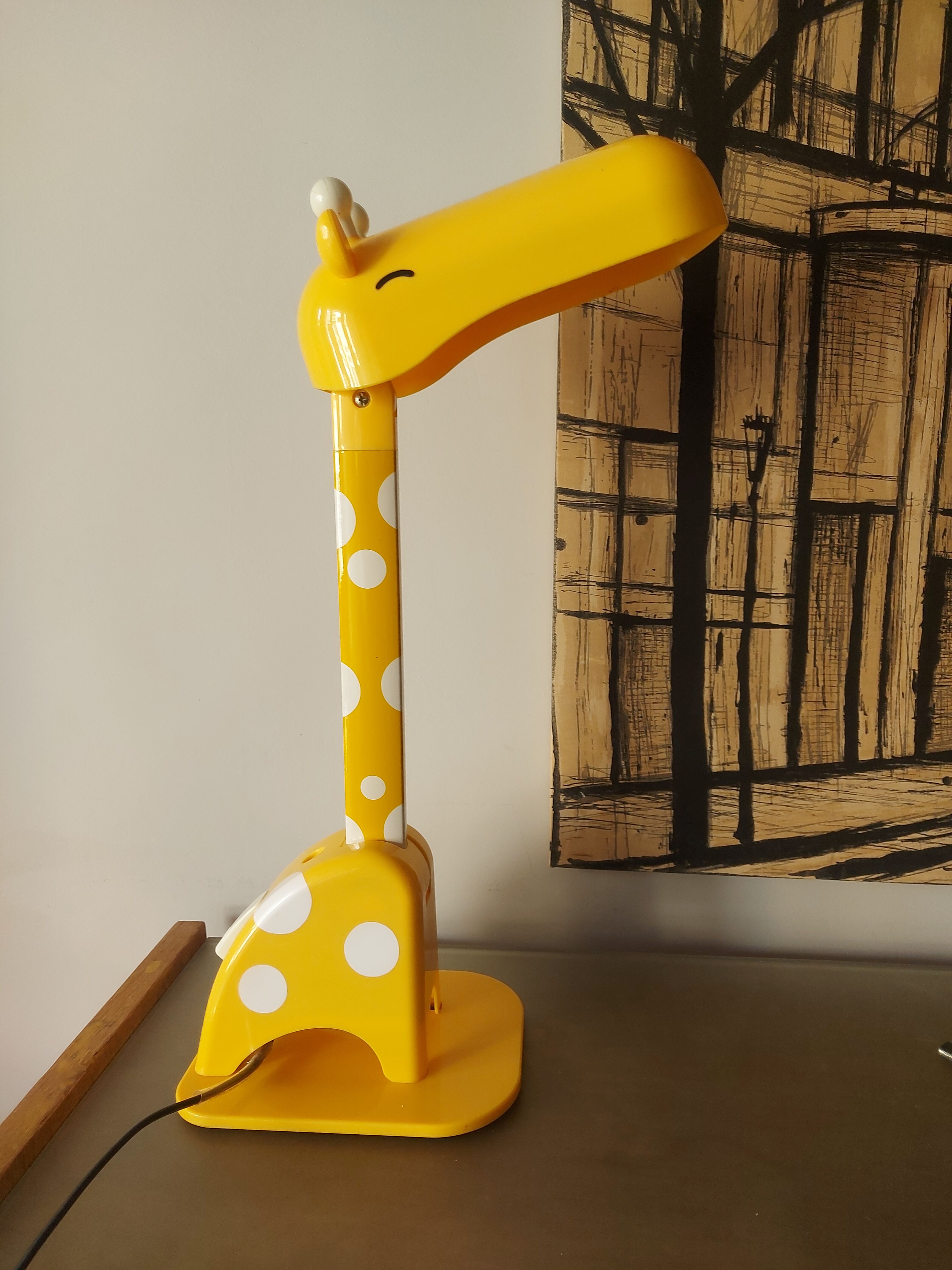 Lampe girafe , chambre d'enfant , la chaise longue