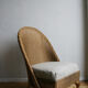 Loom golden armchair