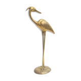 Great Blue Heron XL Golden Brass Ht 48cm