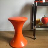 Vintage stool tam tam orange by Stamp