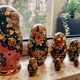 Magnificent family of Russian matryoshkas – 9 dolls – excellent condition