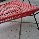 1960 vinyl record holder in red soubidou