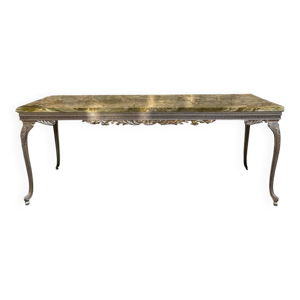 Table basse en onyx et