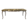 Table basse en onyx et métal style louis xv