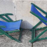 Pair of chaise longue