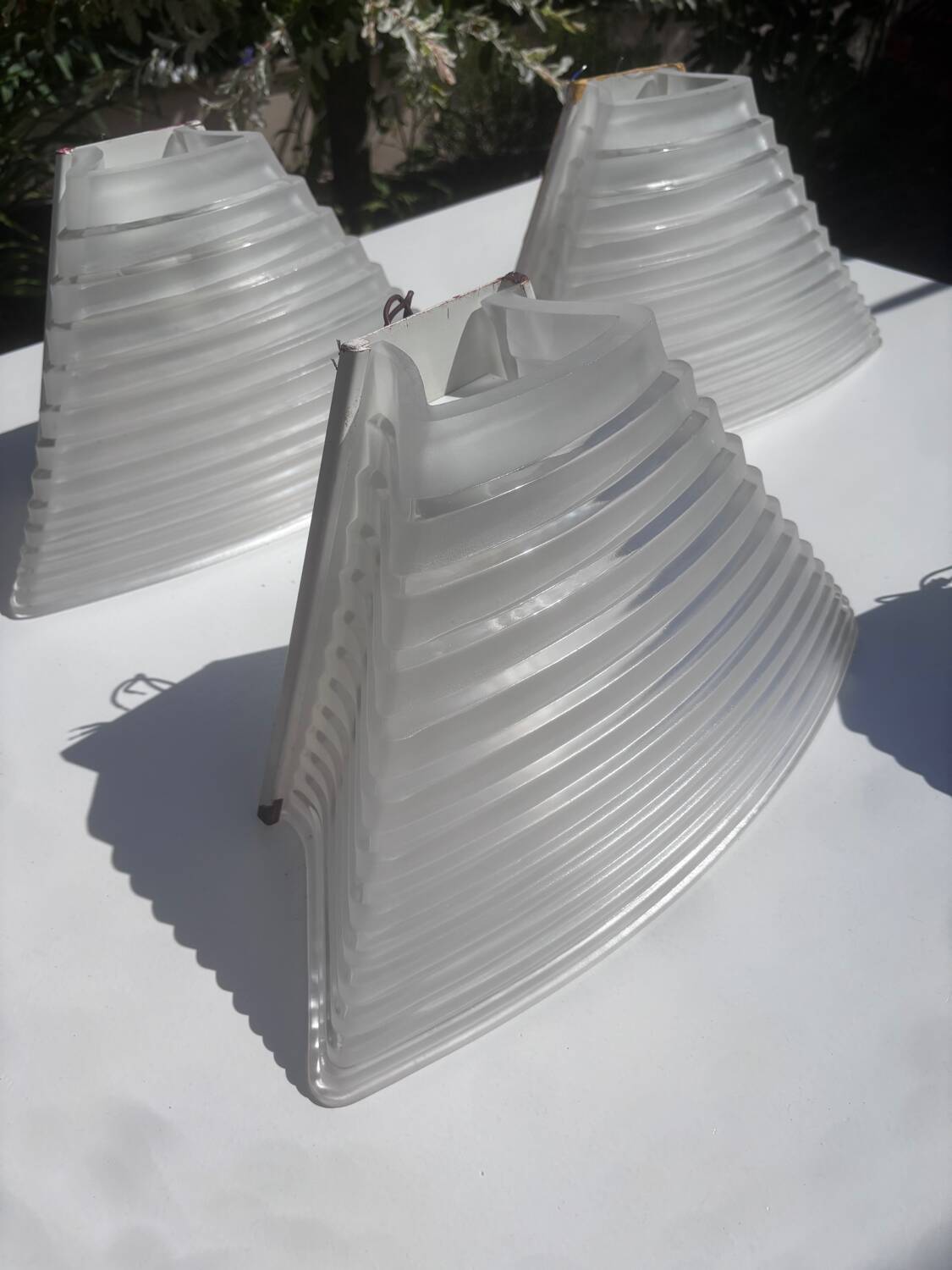 4x Artemide ‘Pergamo 38’ wall lights by Angelo Mangiarotti