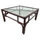 Table basse en bambou moderne du milieu du siècle par Gervasoni
