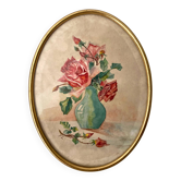 Original Watercolour of Roses - 1950