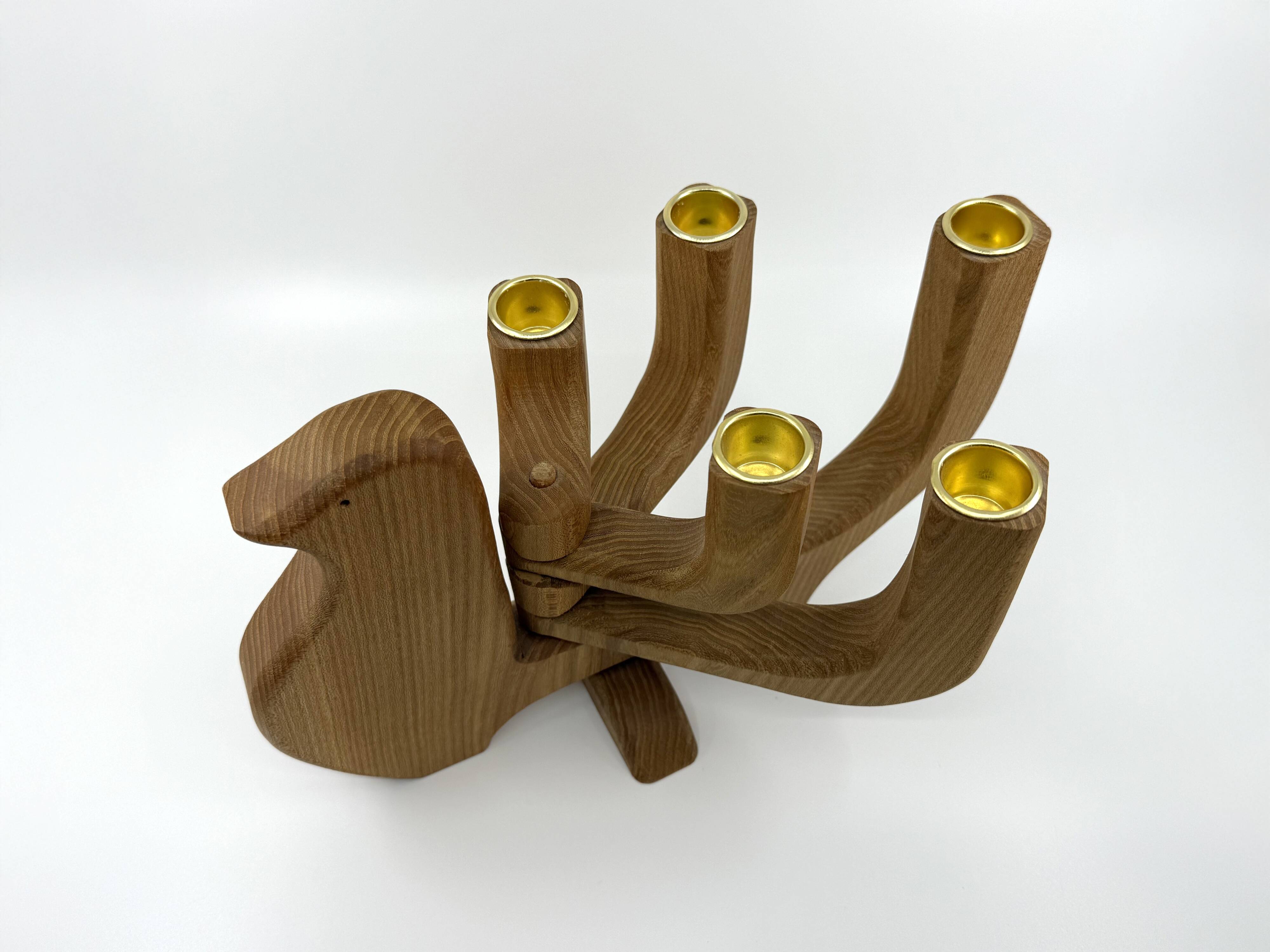 Dove Candlestick Holder • Carl Nelson • Sweden Circa 1970