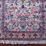 Pakistani wool and silk handmade rug 190x120cm