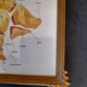 Antique rectangular gilded frame