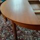 Table ronde extensible scandinave teck vintage