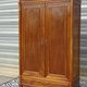Large antique wardrobe in solid walnut