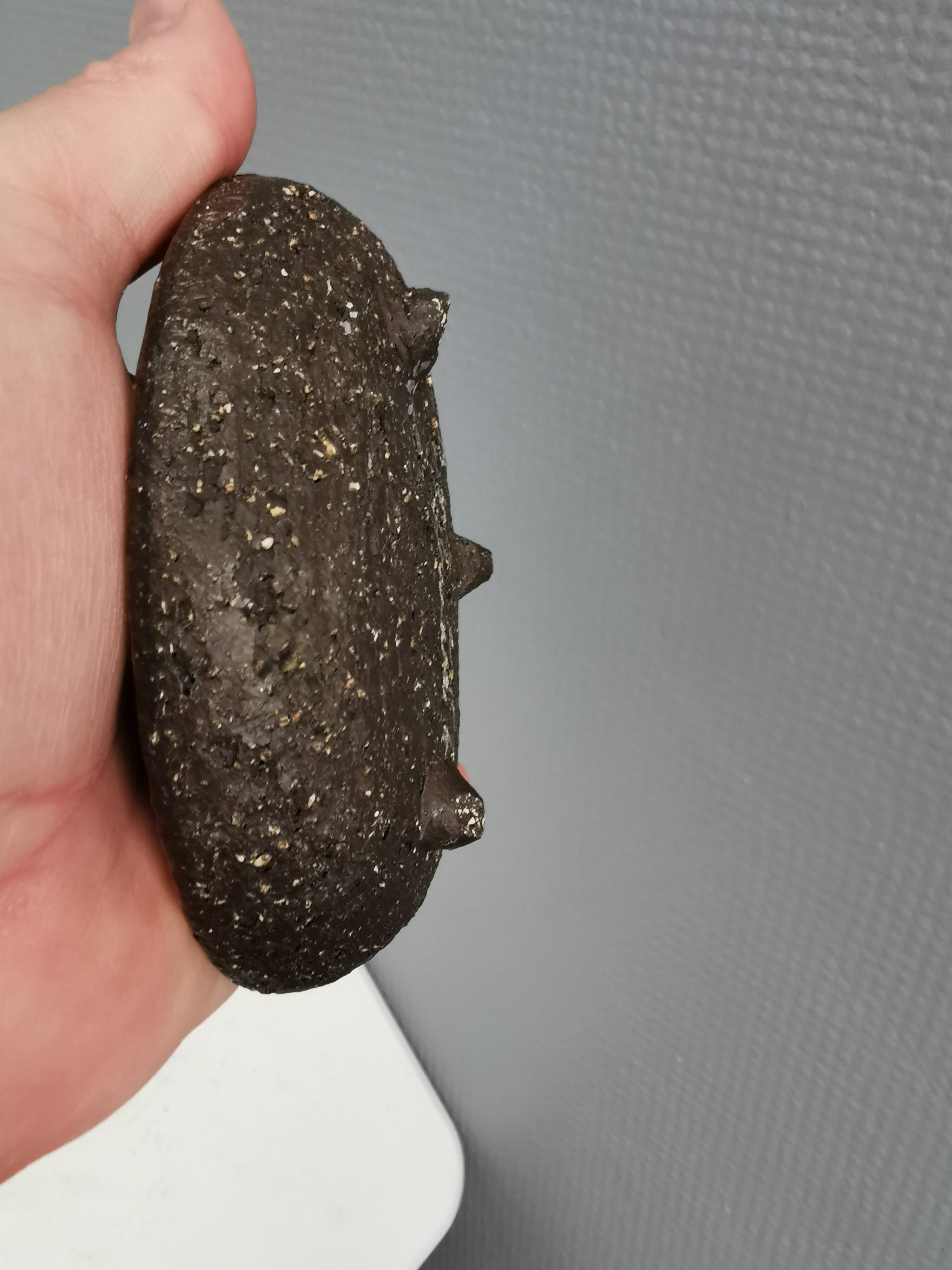 Small ceramic ashtray from Danish Bangholm 1970s