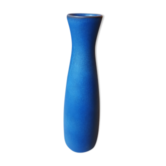 Vase soliflor céramique bleue