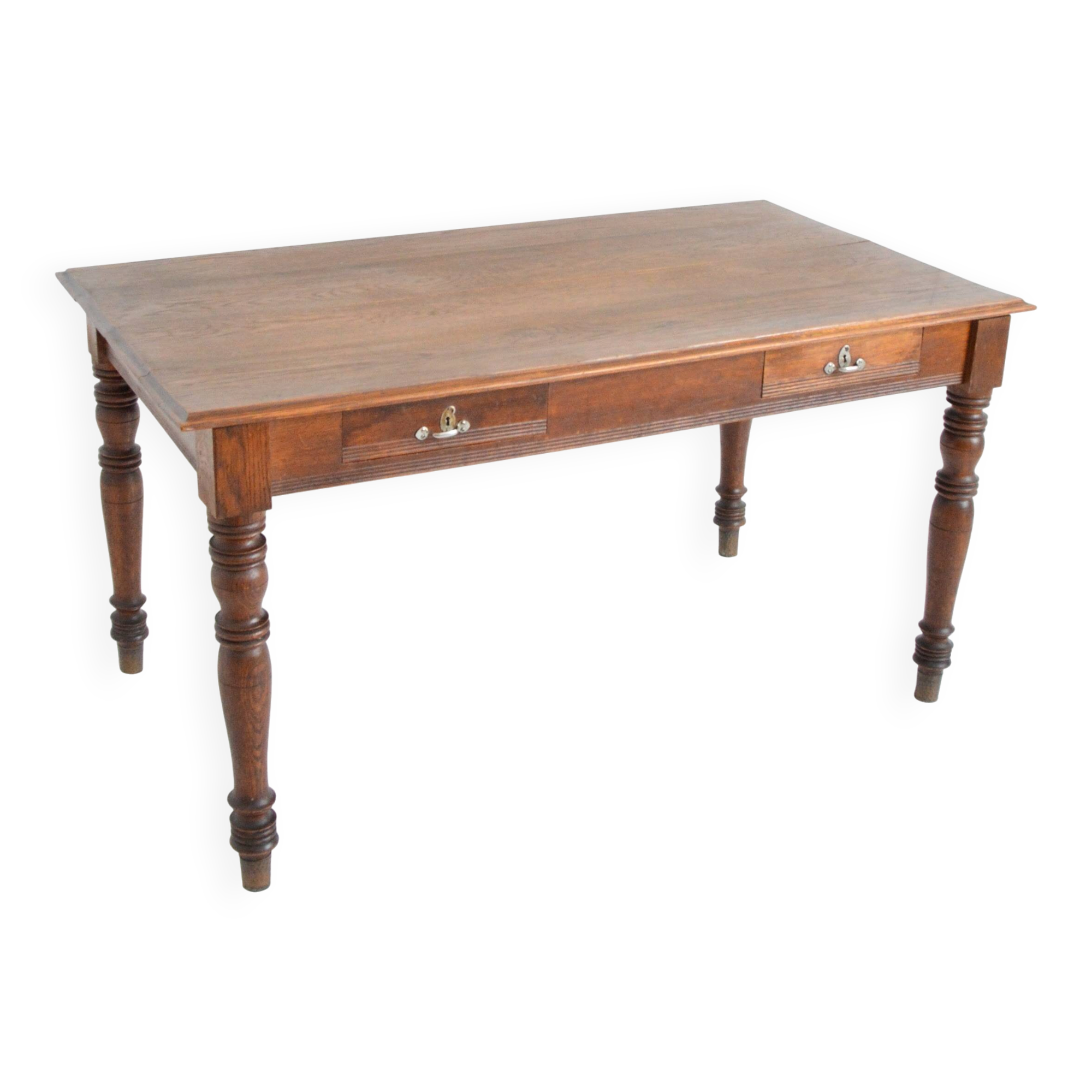 Farm table with extensions from the early 20th century.