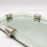 Venetian "dishcloth" mirror in Murano glass, 1960s