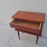 old vintage bedside table