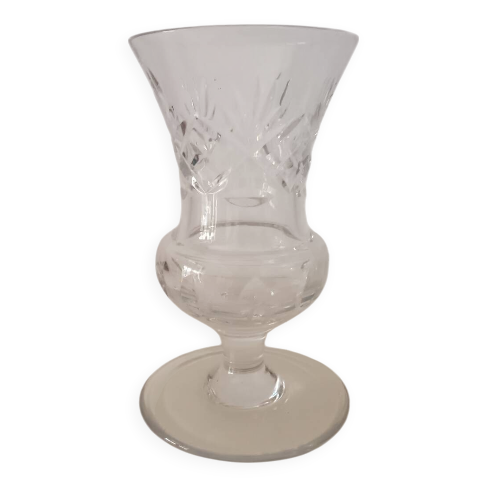 Large Bayel Crystal Vase