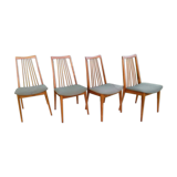 Set of four Scandinavian style chairs