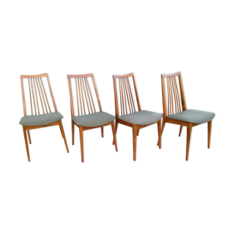 Set of four Scandinavian style chairs