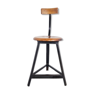 tabouret industriel vintage,