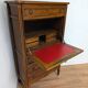 Secrétaire bureau commode vintage en bois