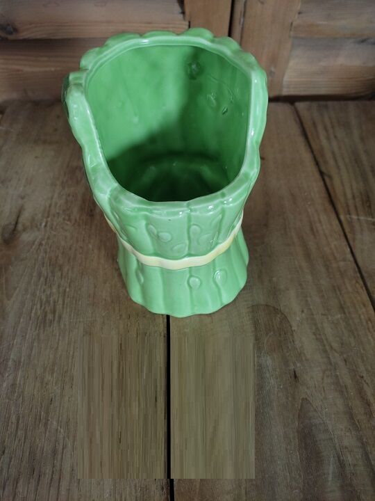 Cutlery pot decoration asparagus ceramic antique vintage slurry
