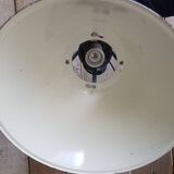 Authentic industrial enamel hanging lamp black