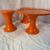 Tam Tam Table and Stools by Henry Massonnet for Stamp
