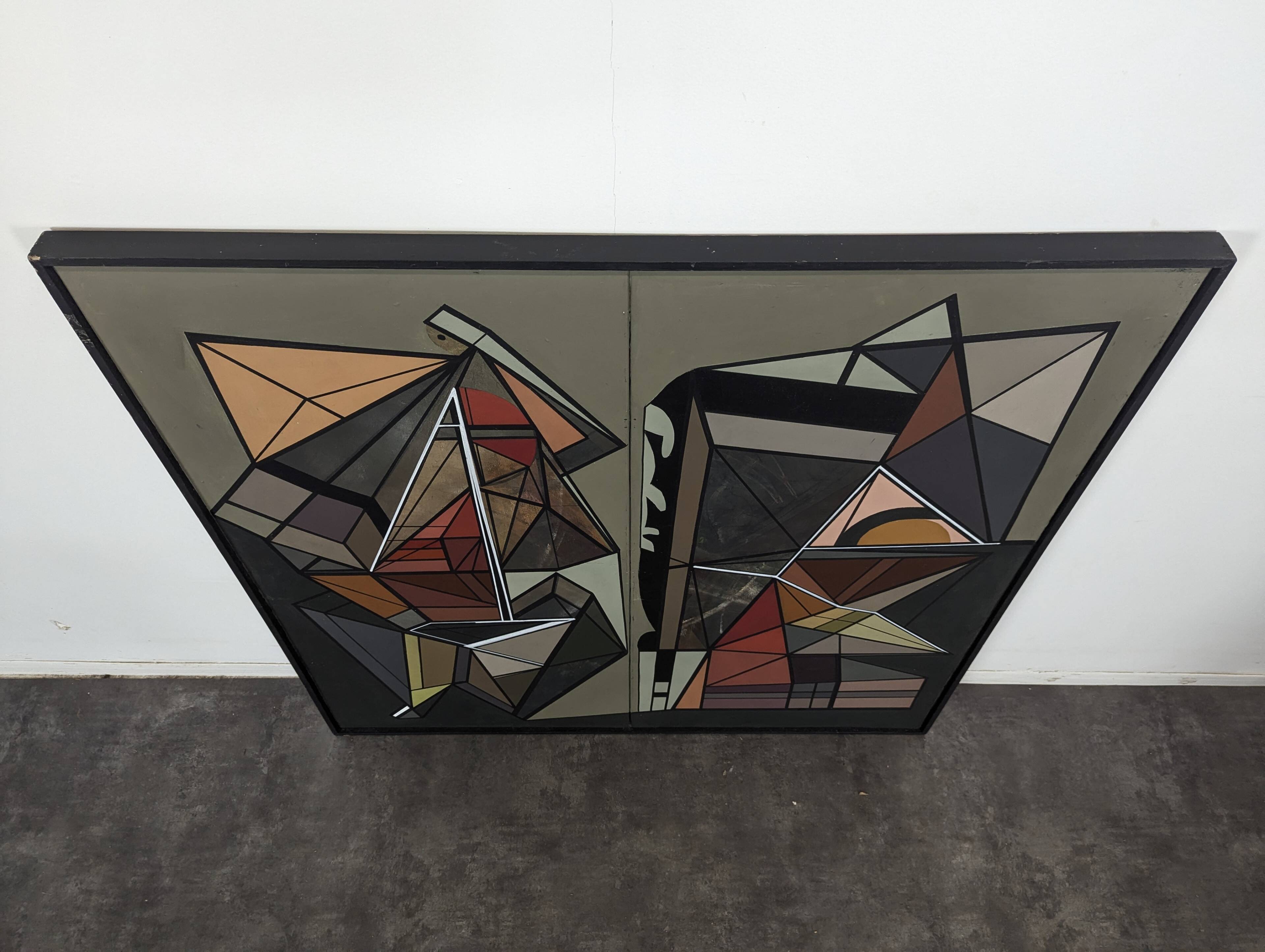 Large abstract painting
