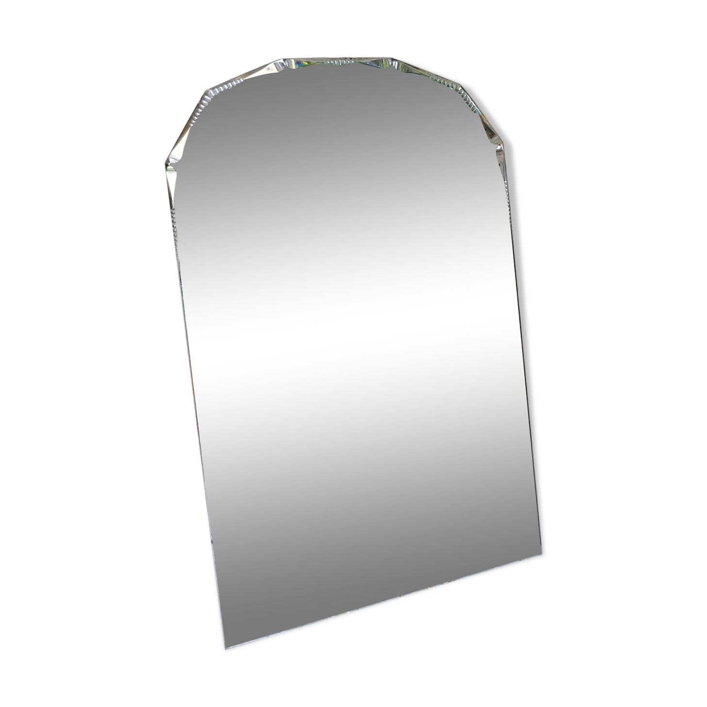 Large beveled mirror 30 years 63x103cm