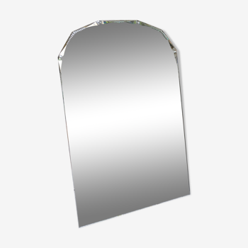 Large beveled mirror 30 years 63x103cm