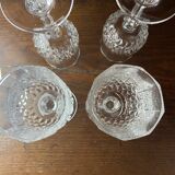 4 verres à eau