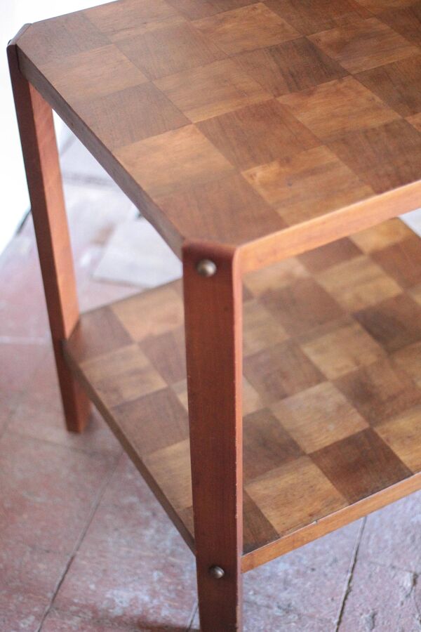Table vintage, table bois, console art déco, table d'appoint,bout de canapé