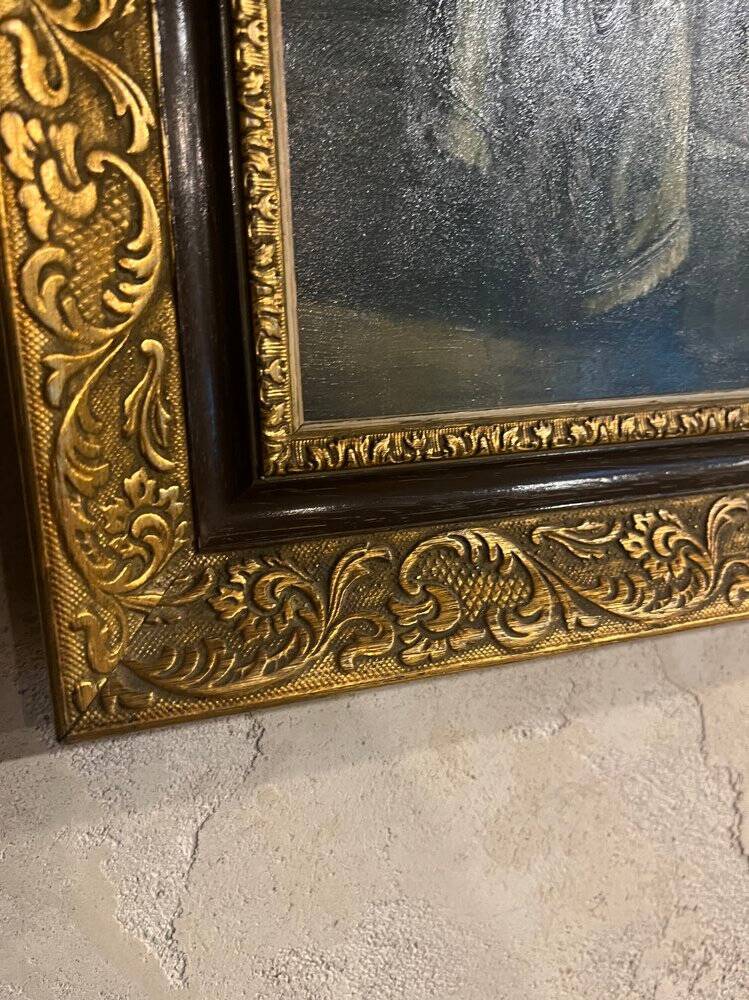 Oil painting "The Lute Player" by Orazio Gentileschi