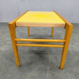 Mid Century Beech Plant Stands with Umakart Tops, 1970s Set