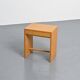 Rare stool in particle board by Max Bill, Ulm, circa 1962.