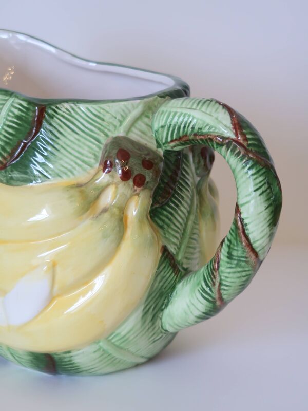 Service plat pichet banane vintage