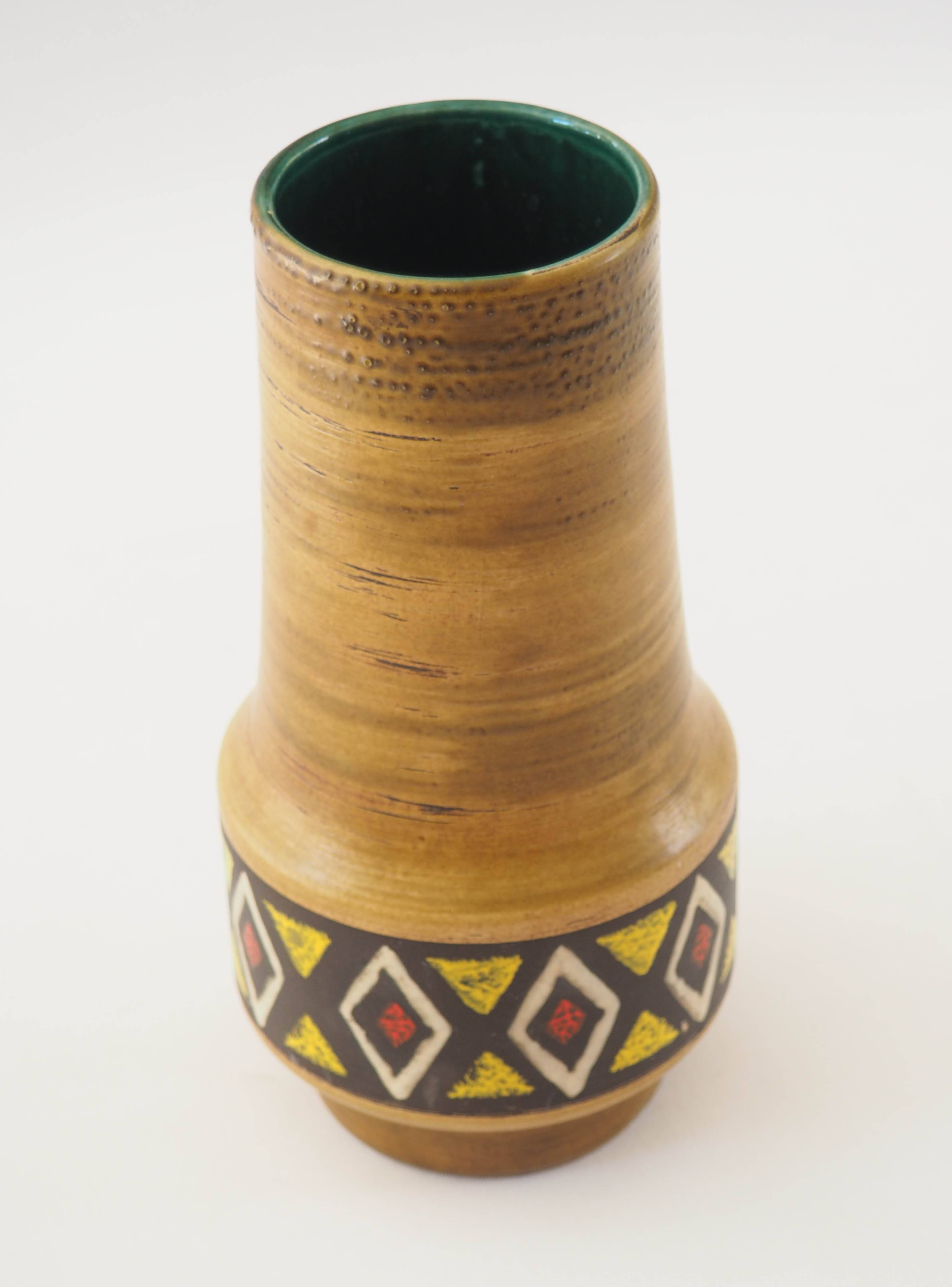West Germany multicolored vase