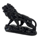 Polished Black Terracotta Lion Art Deco Italian, 1930s