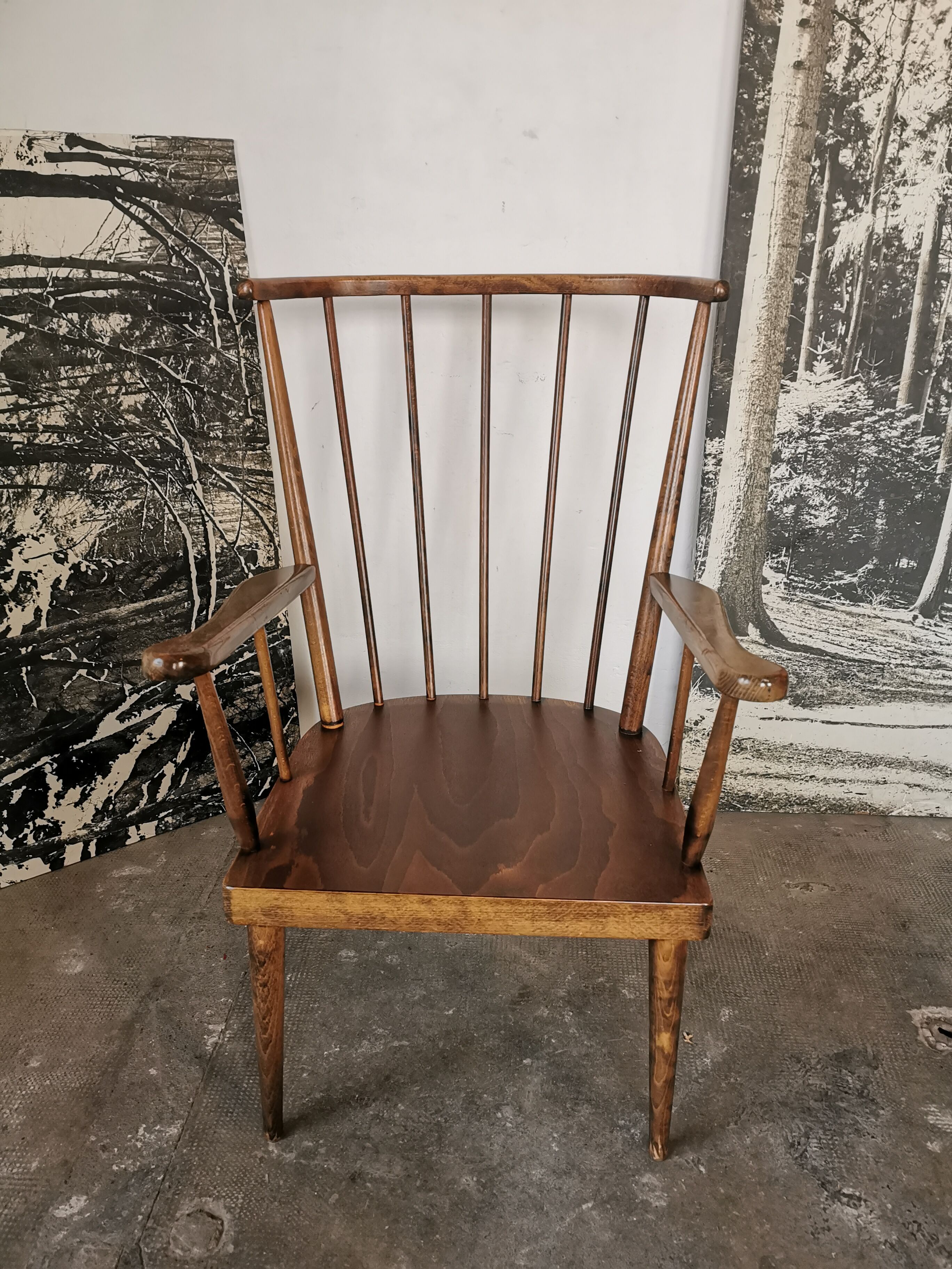 Fauteuil Baumann modèle éventail