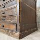 Double-sided trade counter with drawers, circa 1900