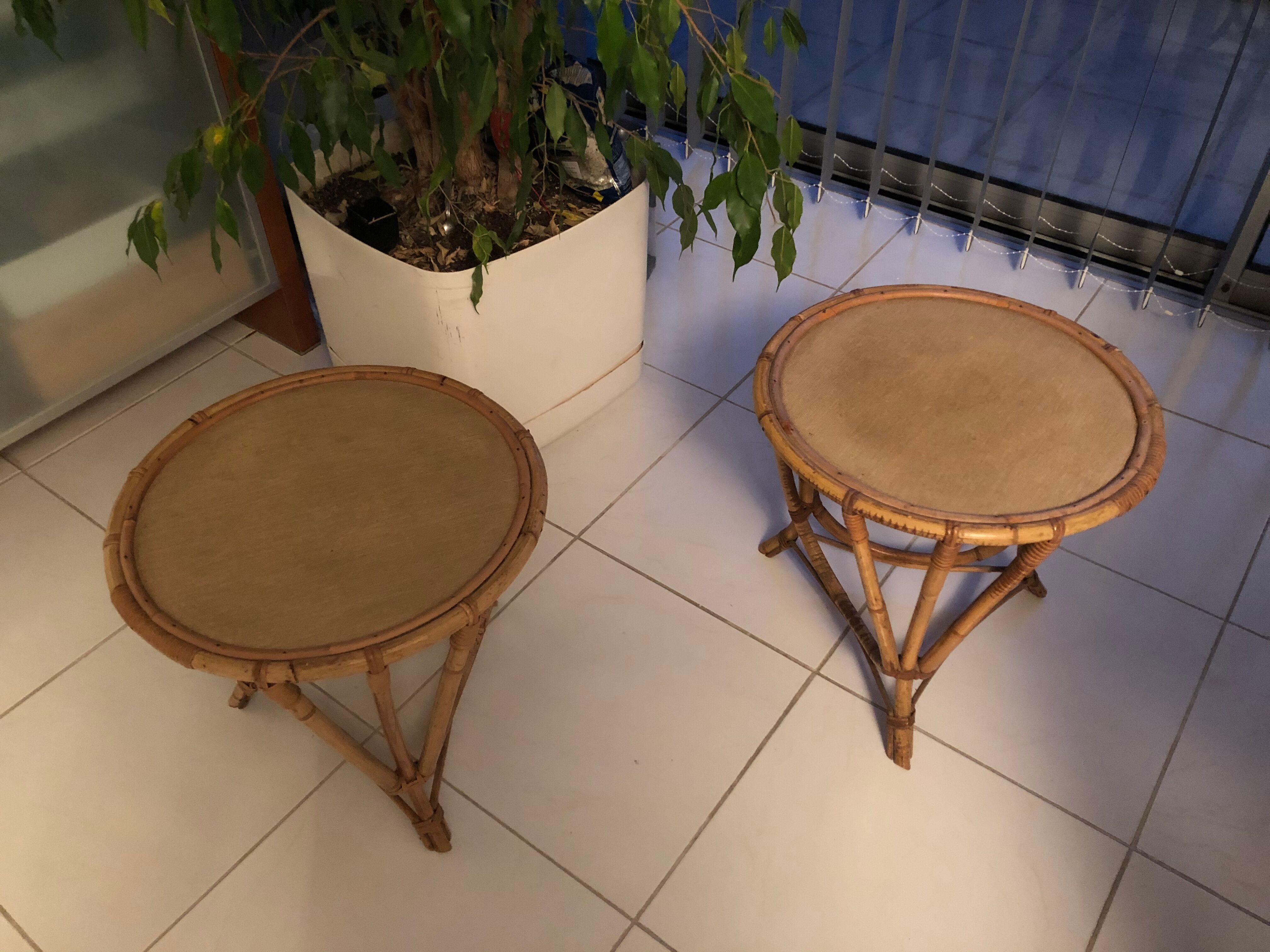 Pair of side tables